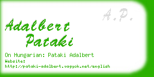 adalbert pataki business card